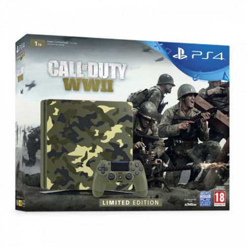  پلی استیشن 4 اسلیم | یک ترابایت طرح بازی Call of Duty WWII - فاقد بازی  